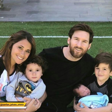 تصویر جدید از لیونل مسی و خانواده اش در جشن عید پاک