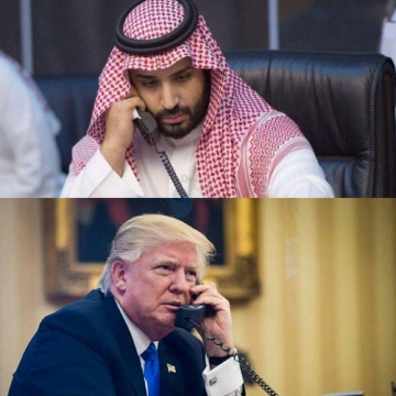 بن سلمان:همین؟ ترامپ:بعله!همین!