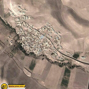عکسی از نقشه هوایی روستای جوره کندی
