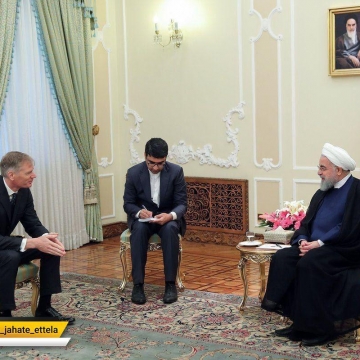 روحانی در دیدار سفیر جدید بریتانیا در تهران: