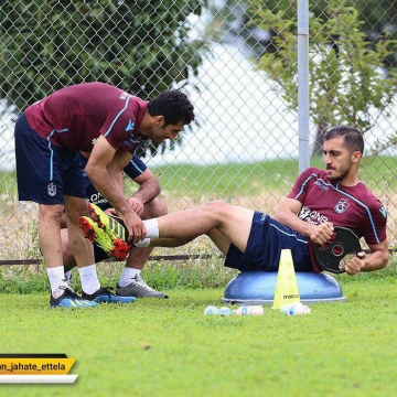 اولین تمرین مجید حسینی در کنار وحید امیری در تیم ترابوزان‌اسپور ترکیه