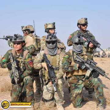 تصویر: ‌‏نیروهای ویژه ارتش افغانستان