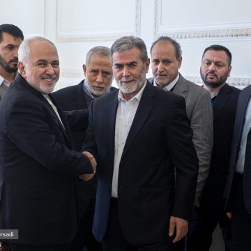 «زیاد النخاله» دبیرکل جنبش جهاد اسلامی فلسطین در تهران با ظریف دیدار و گفت‌وگو کرد.