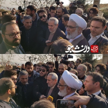 ویدیو/دادستان تهران در جمع دانشجویان معترض دانشگاه آزاد