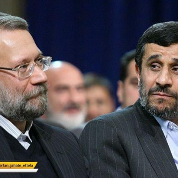 دفتر لاریجانی، اظهارات احمدی نژاد با روزنامه آرمان را تکذیب کرد