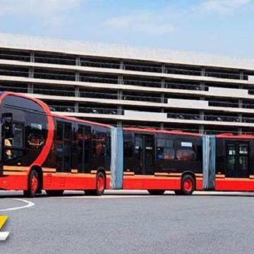 طولانیترین اتوبوس کاملاً برقی جهان