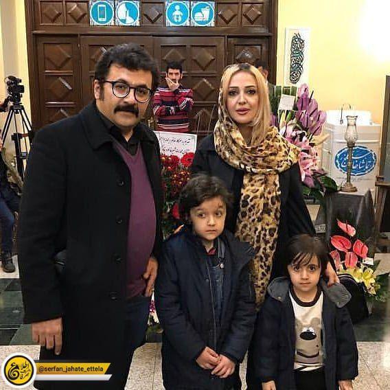 اینستاگرام گردی: شهرام عبدلی و همسر و فرزندانش