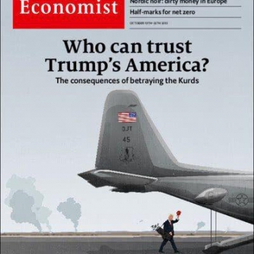 عکس‌روی جلد اکونومیست: در نتیجه‌ی خیانت به کردهای شمال سوریه