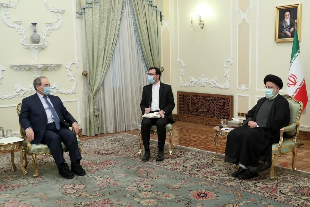 طحنون بن زاید و فیصل المقداد با رئیس جمهوری ایران بصورت جداگانه دیدار کردند