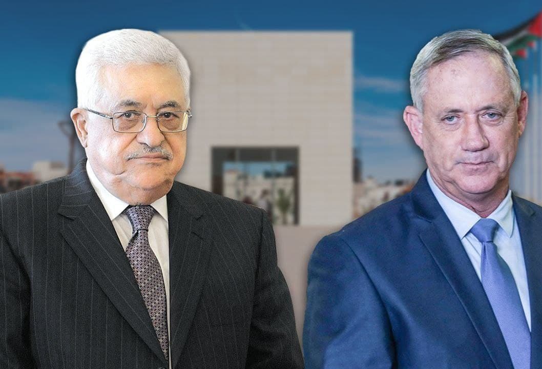 دیدار محمود عباس با وزیر دفاع اسرائیل