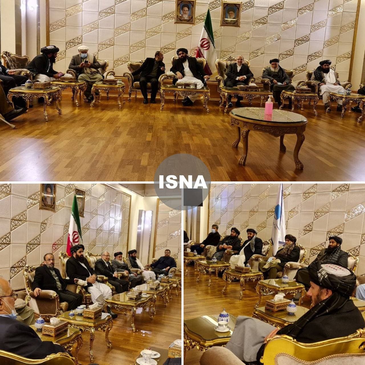 تصاویری از ورود سرپرست وزارت خارجه طالبان و تیم همراه به ایران