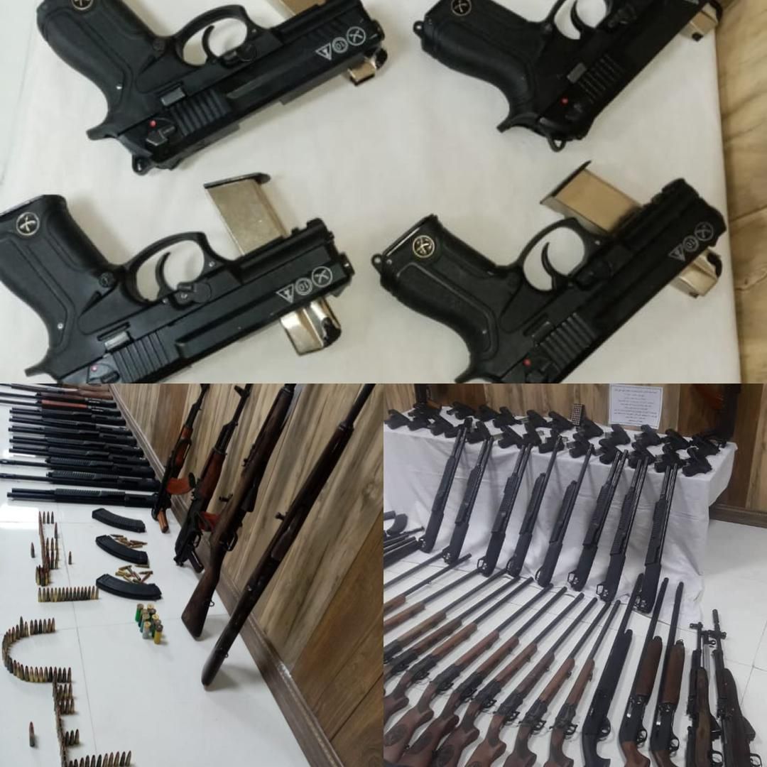 انهدام باند بزرگ قاچاق سلاح و مهمات در خوزستان