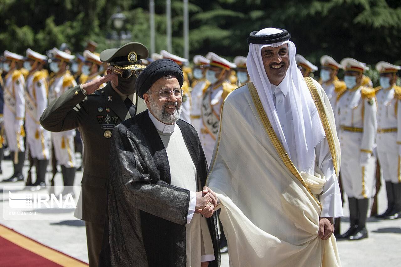 امیر قطر از مهمان‌نوازی ایران تشکر کرد