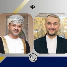 رایزنی تلفنی وزیران امور خارجه ایران و عمان در مورد مذاکرات رفع تحریم ها