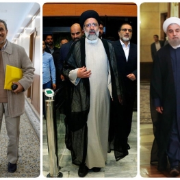 احمدى نژاد، رئيسى يا روحانى؟ كداميك مورد اقبال بودند؟