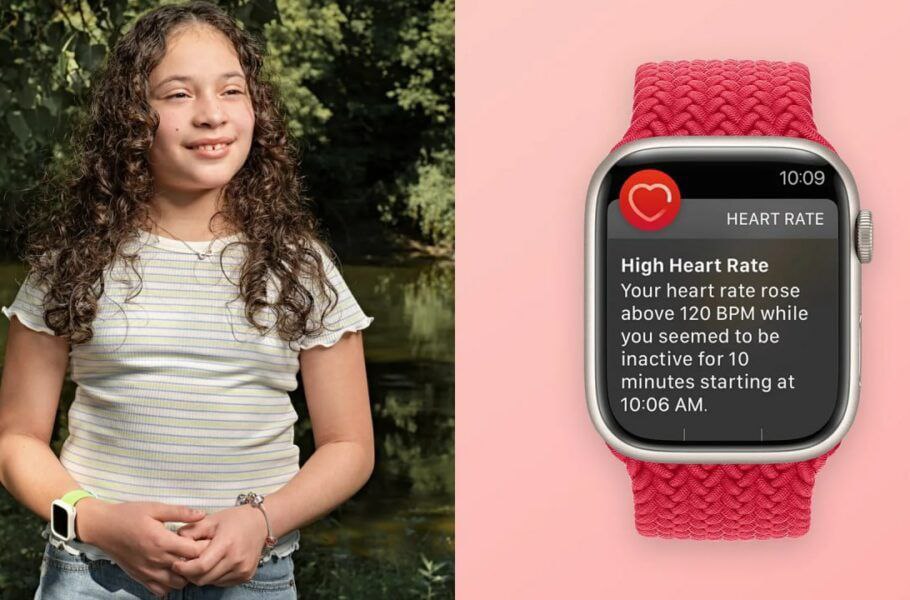 هشدارهای ضربان قلب اپل واچ باعث شناسایی و درمان سرطان یک دختر ۱۲ ساله شد