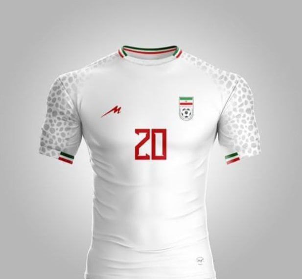 پیراهن رسمی تیم ملی در جام جهانی ۲۰۲۲ قطر