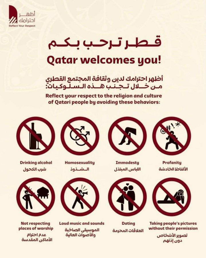 لیست کامل محدودیت های قطر