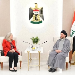 حکیم در دیدار با سفیر آمریکا: عراق نمی‌خواهد منبع تهدید علیه امنیت همسایگان باشد