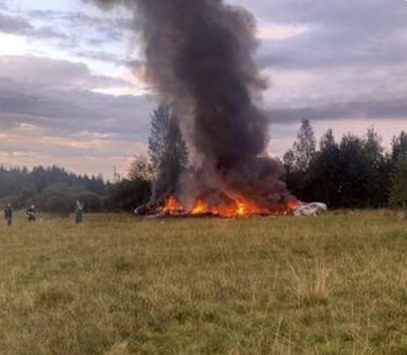 یوگنی پریگوژین و دیمیتری اوتکین در هواپیمای سقوط کرده در منطقه Tver بودند.