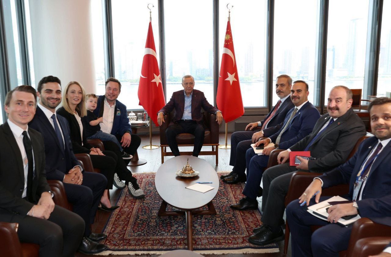 ایلان ماسک در نیویورک با اردوغان رئیس جمهور ترکیه دیدار کرد