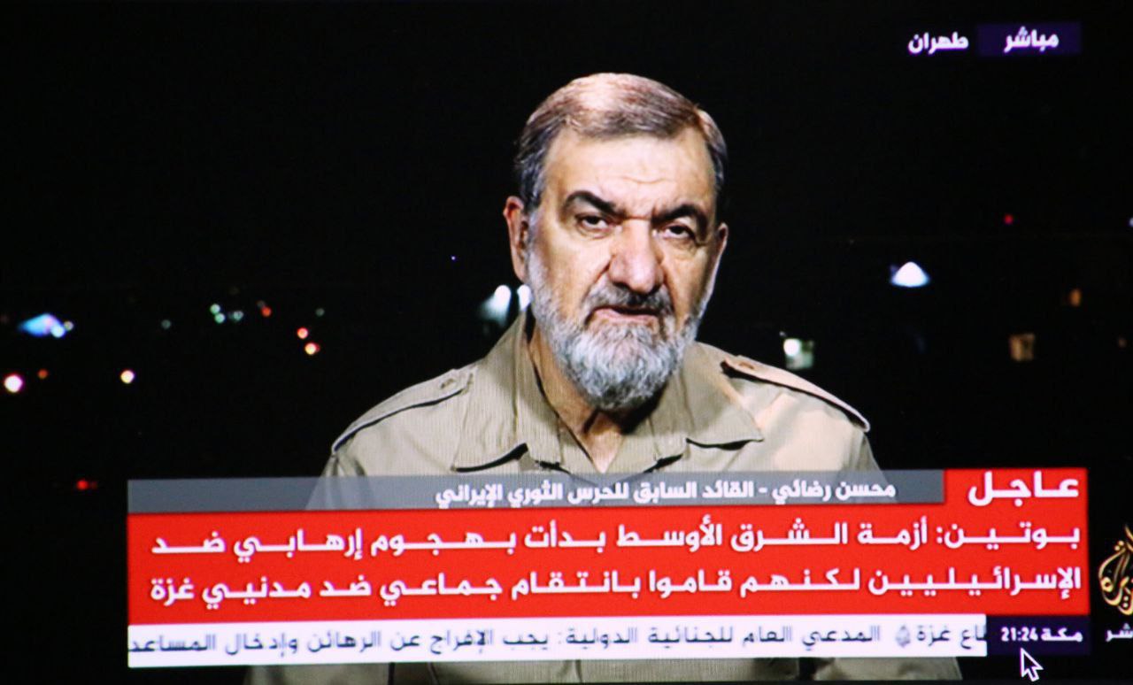 محسن رضایی در گفتگوی زنده با شبکه بین‌المللی الجزیره در خصوص تحولات فلسطین