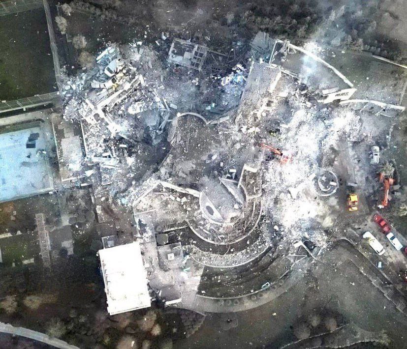 عکس هوایی از مقر موساد در اربیل