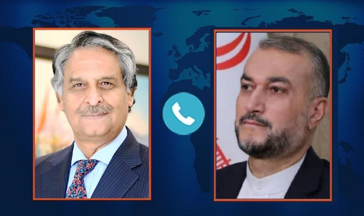 گفت‌وگوی وزرای خارجه ایران و پاکستان پس از حمله موشکی به مقر تروریست‌ها