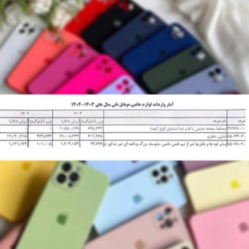 واردات عجیب ۶۵۰ هزار کیلو محافظ صفحه و قاب موبایل در ۱۴۰۳